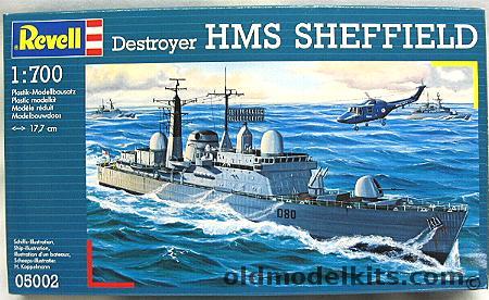 Revell 1/700 Destroyer HMS Sheffield, 5002 plastic model kit